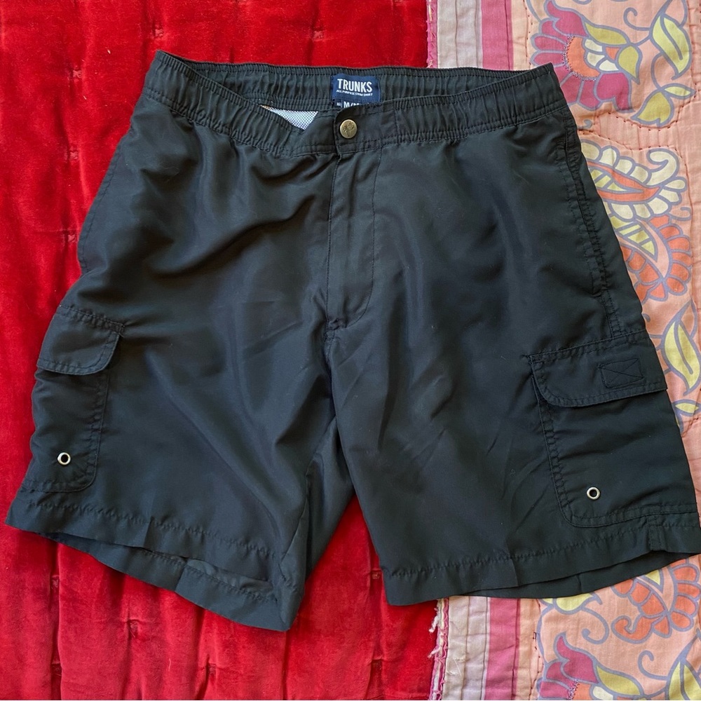 Men’s Trunks Brand Swim Shorts w/ Mesh Liner & 3 Velcro Pockets - Mid-Length